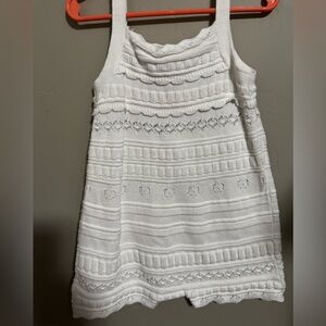 GAP White Textured Kids romper